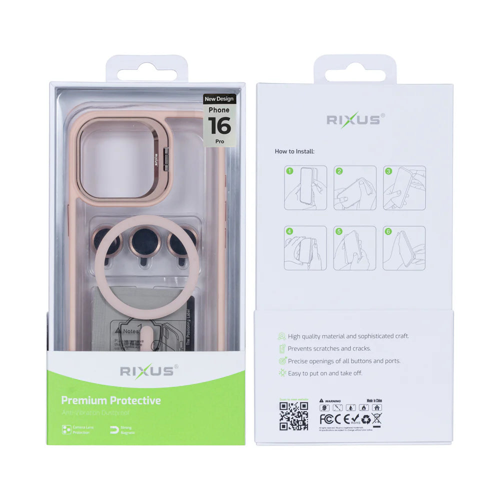 Robustný Obal s Magsafe pre iPhone 16 Pro (Light Pink)
