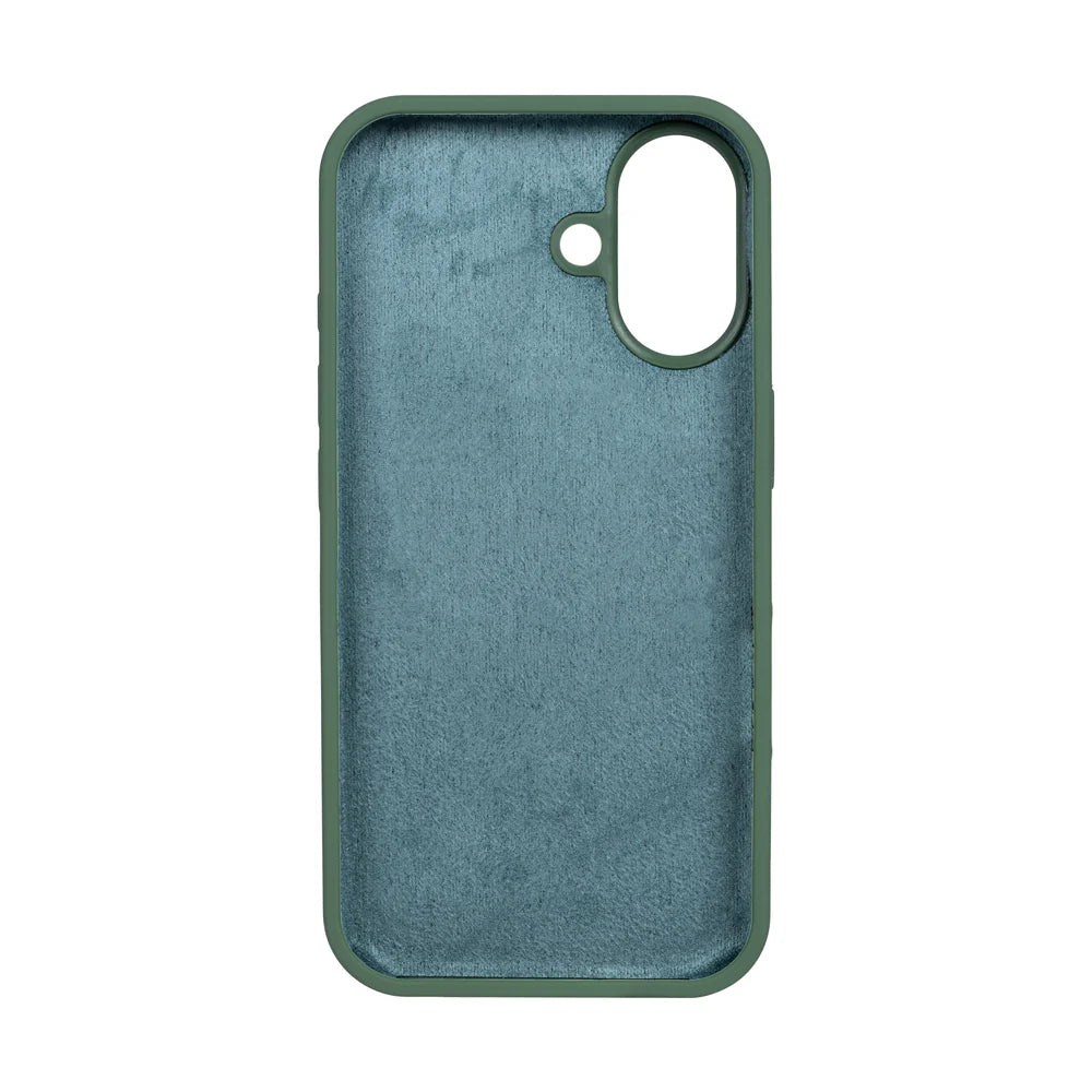 Soft TPU Obal pre iPhone 16 (Tmavozelený)