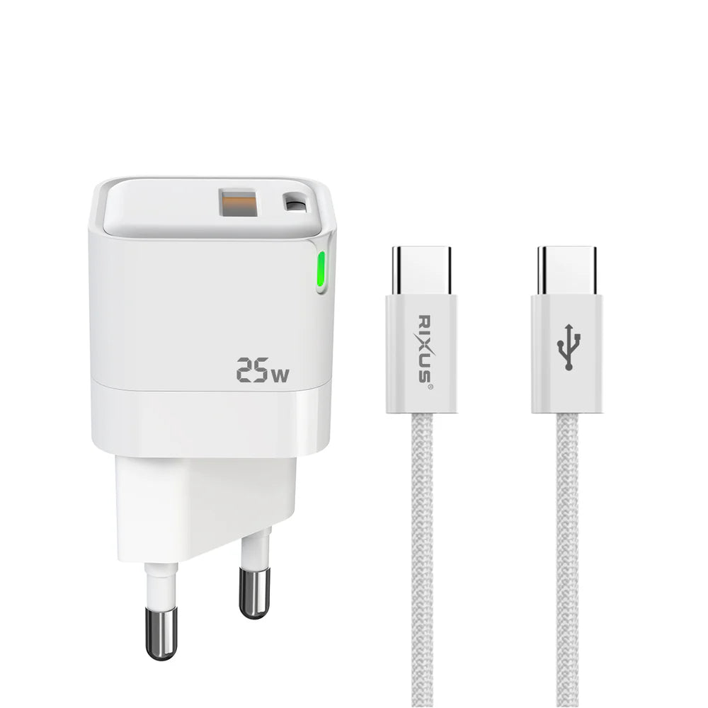 25W nabíjačka s USB-C na USB-C káblom (100 cm)