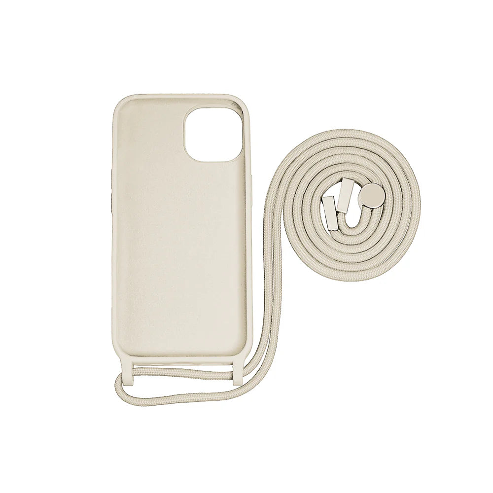 TPU Kryt s popruhom pre iPhone 14 Plus (Zlatý)