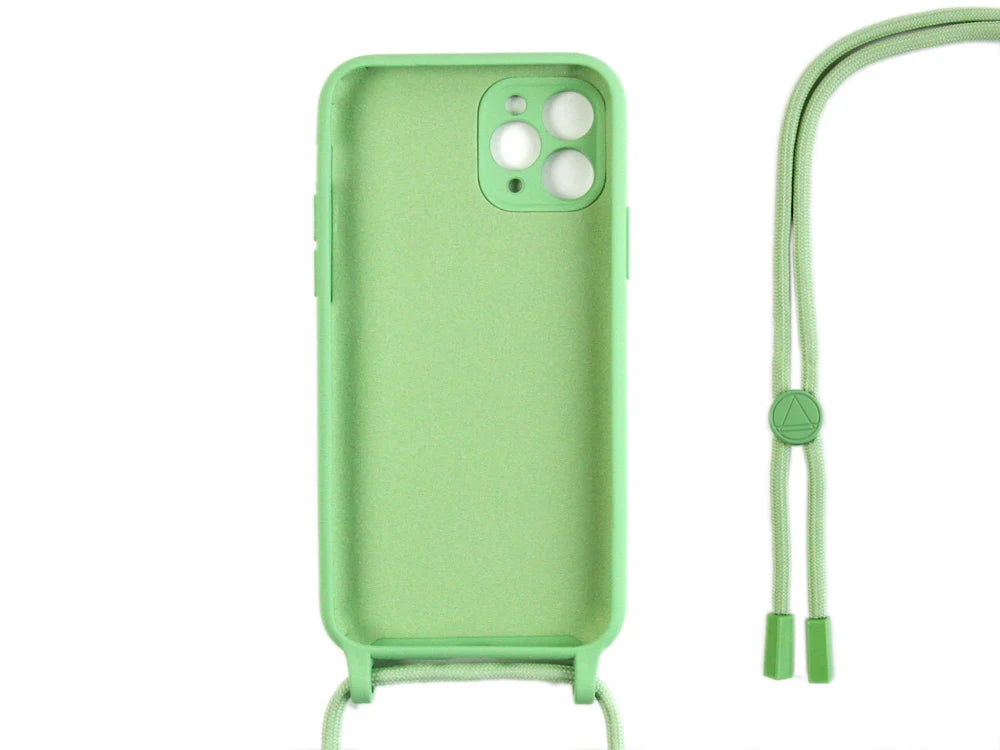 TPU Kryt s popruhom pre iPhone 11 Pro (Svetlozelenej)