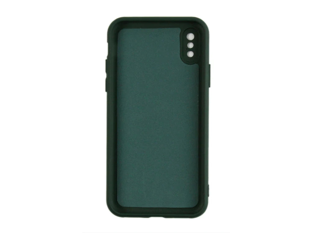 Soft TPU Obal pre iPhone XS (Tmavozelený)