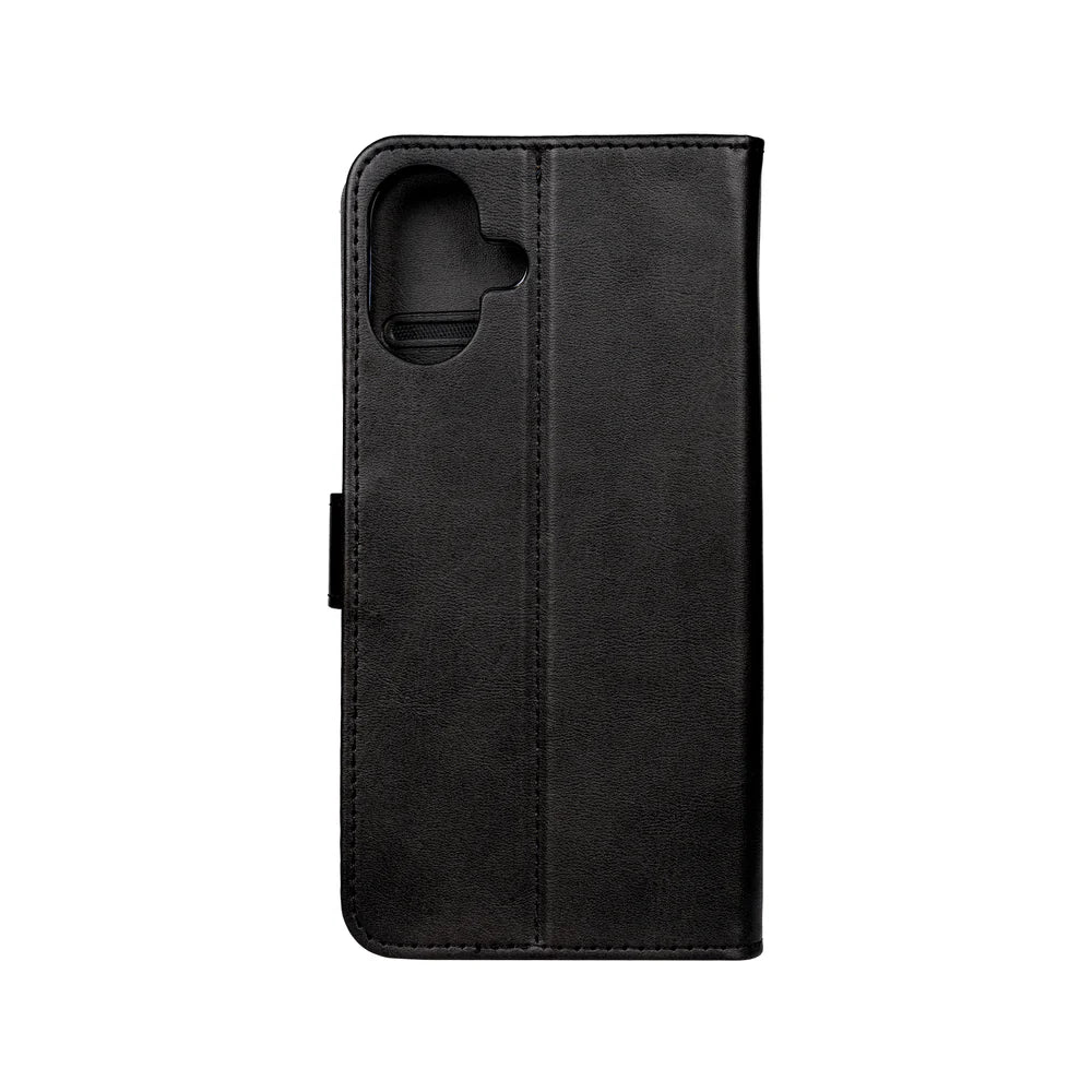 Knižkový kryt pre iPhone 16 (Čierny)
