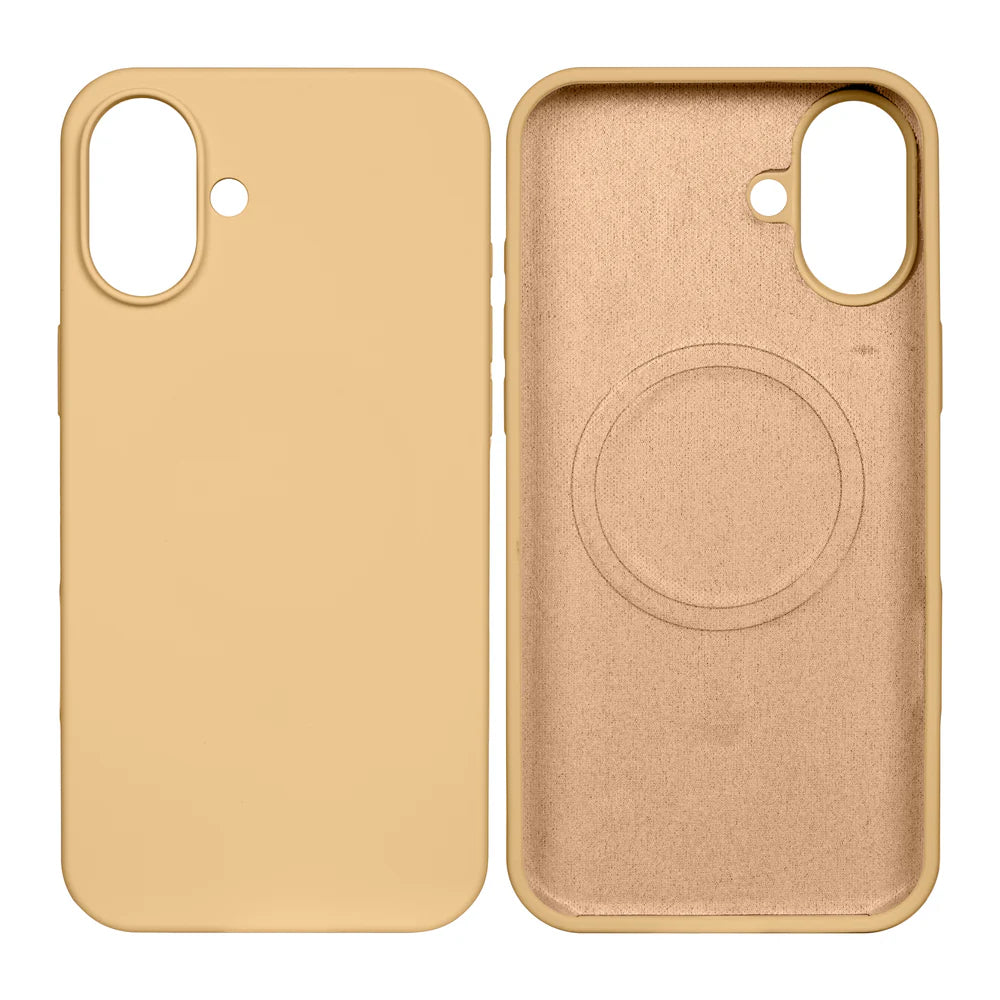 Soft TPU Obal s Magsafe pre iPhone 16 (Zlatý)