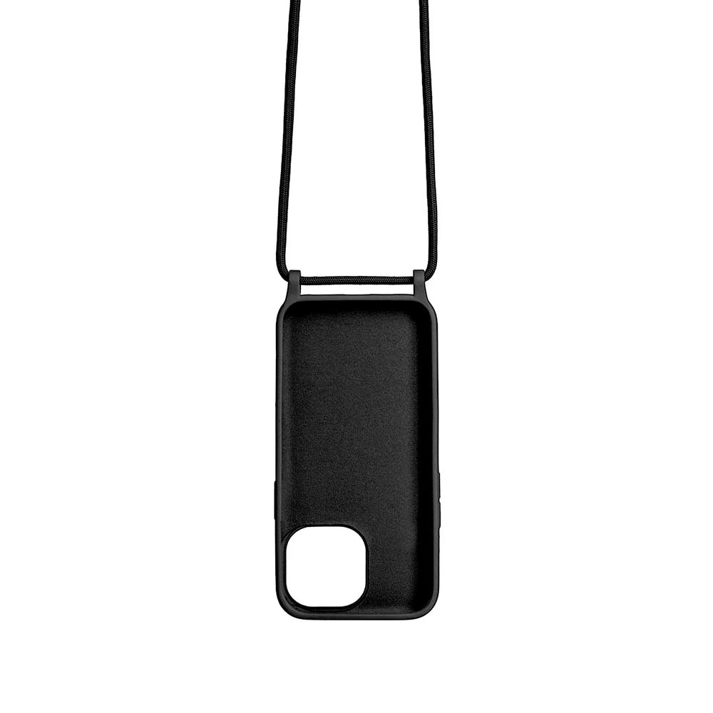 TPU Kryt s popruhom pre iPhone 14 Plus (Čierny)