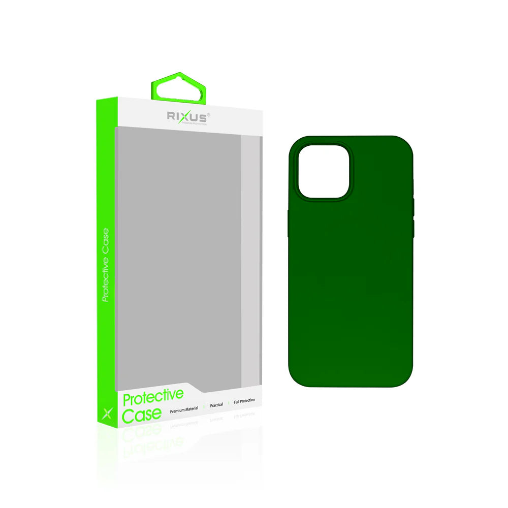 Soft TPU Obal s Magsafe pre iPhone 12 Pro (Tmavozelený)