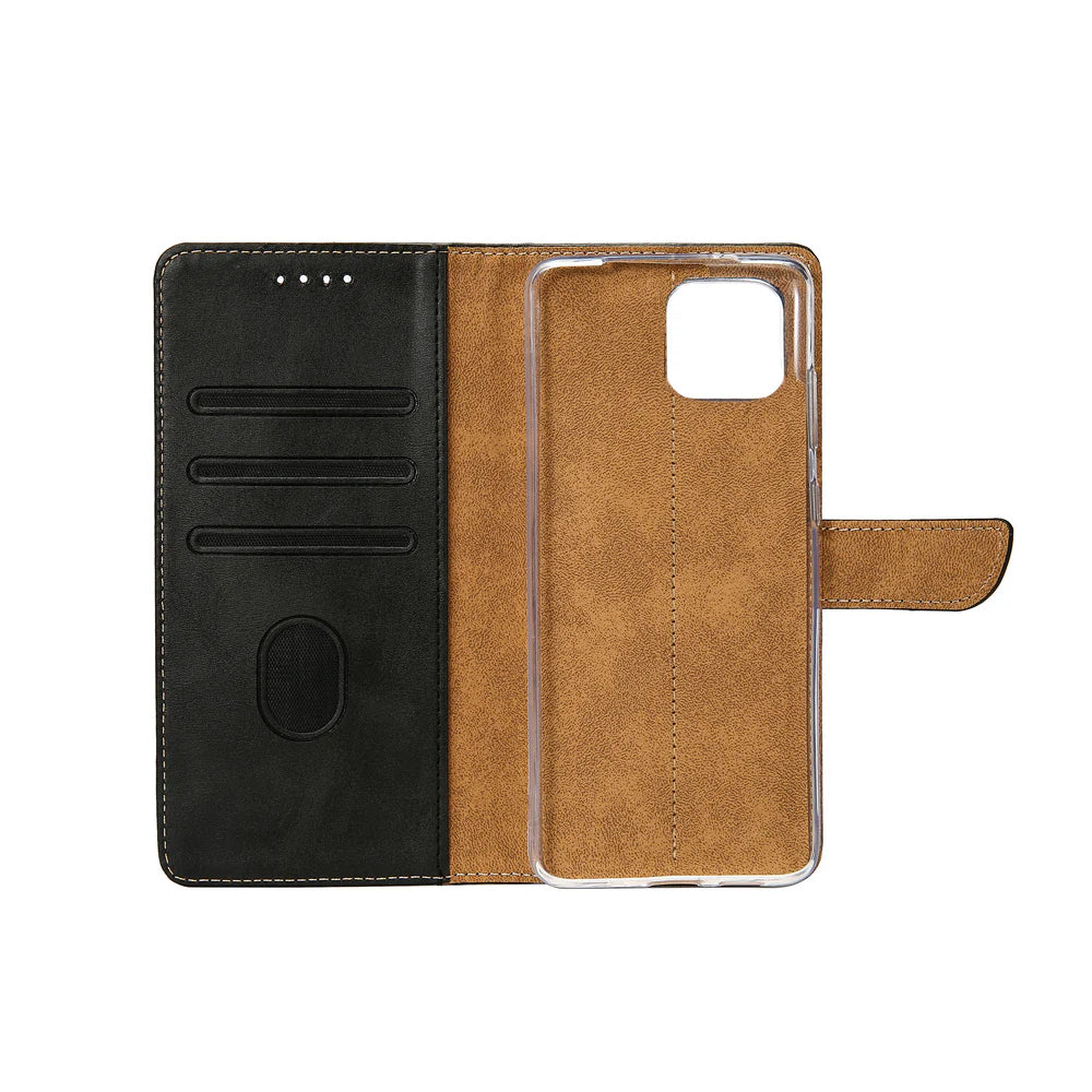 Knižkový kryt pre iPhone 15 (Čierny)