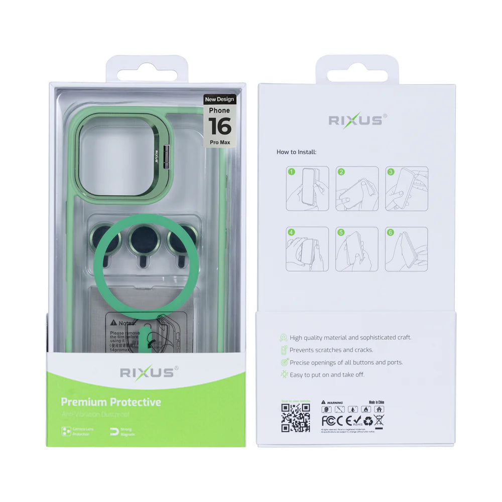 Robustný Obal s Magsafe pre iPhone 16 Pro Max (Light Green)