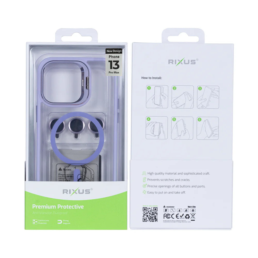 Robustný Obal s Magsafe pre iPhone 13 Pro Max (Svetlofialový)