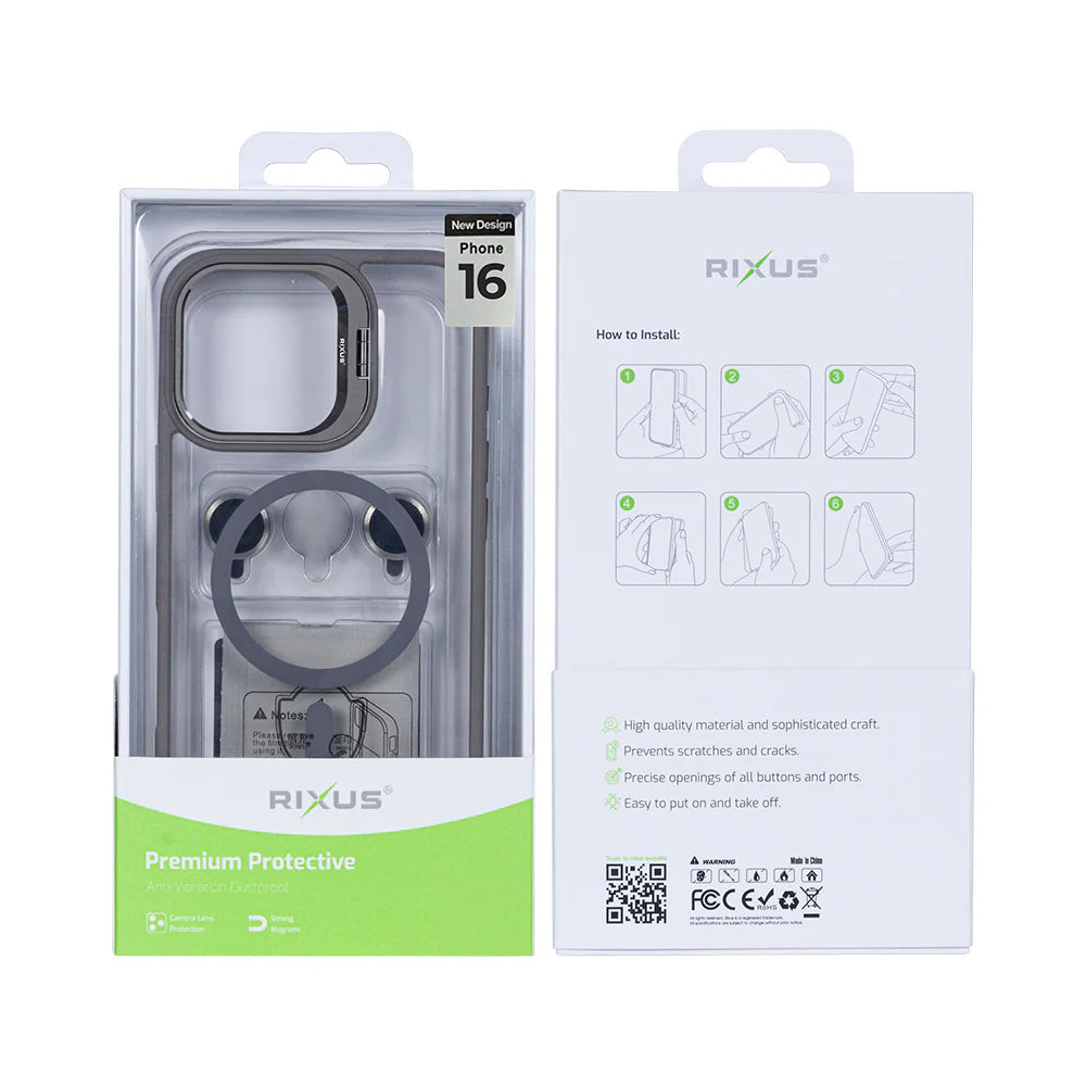 Robustný Obal s Magsafe pre iPhone 16 (Titanium Grey)