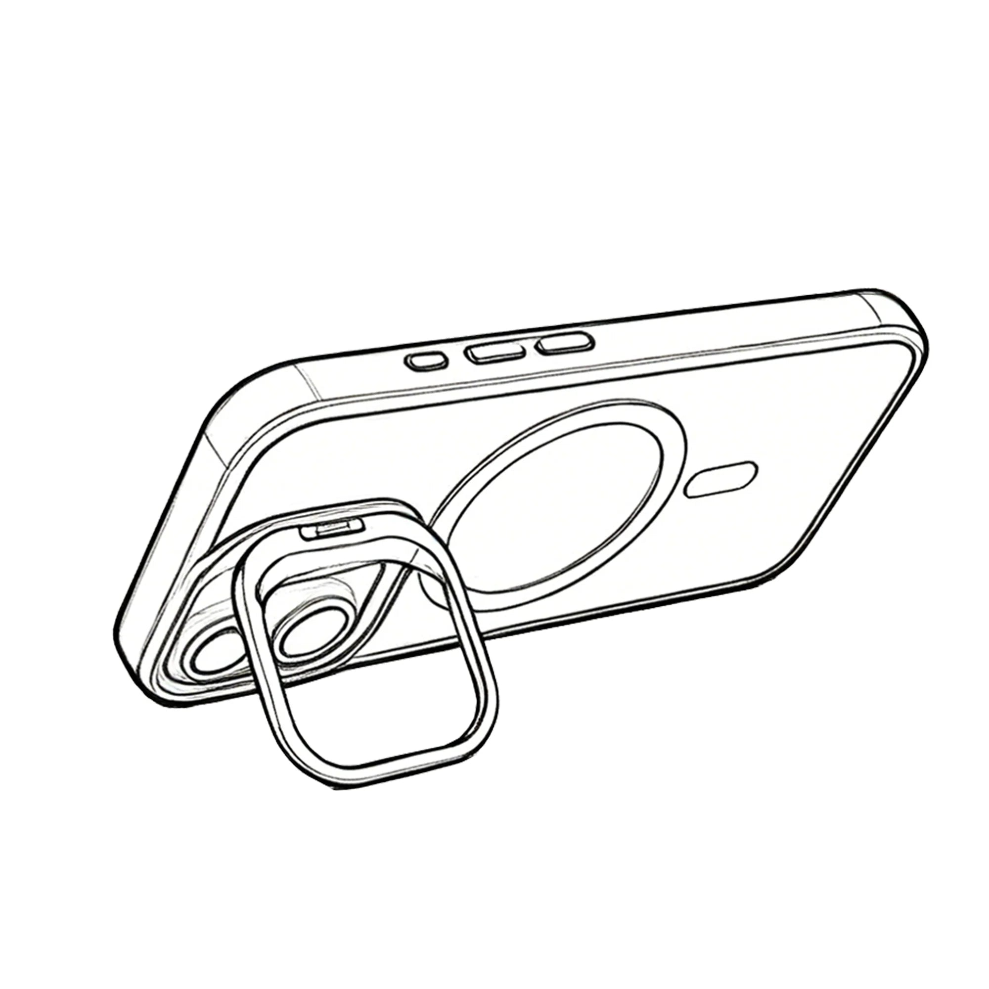 Obal s Magsafe pre iPhone 17 (Čierny)