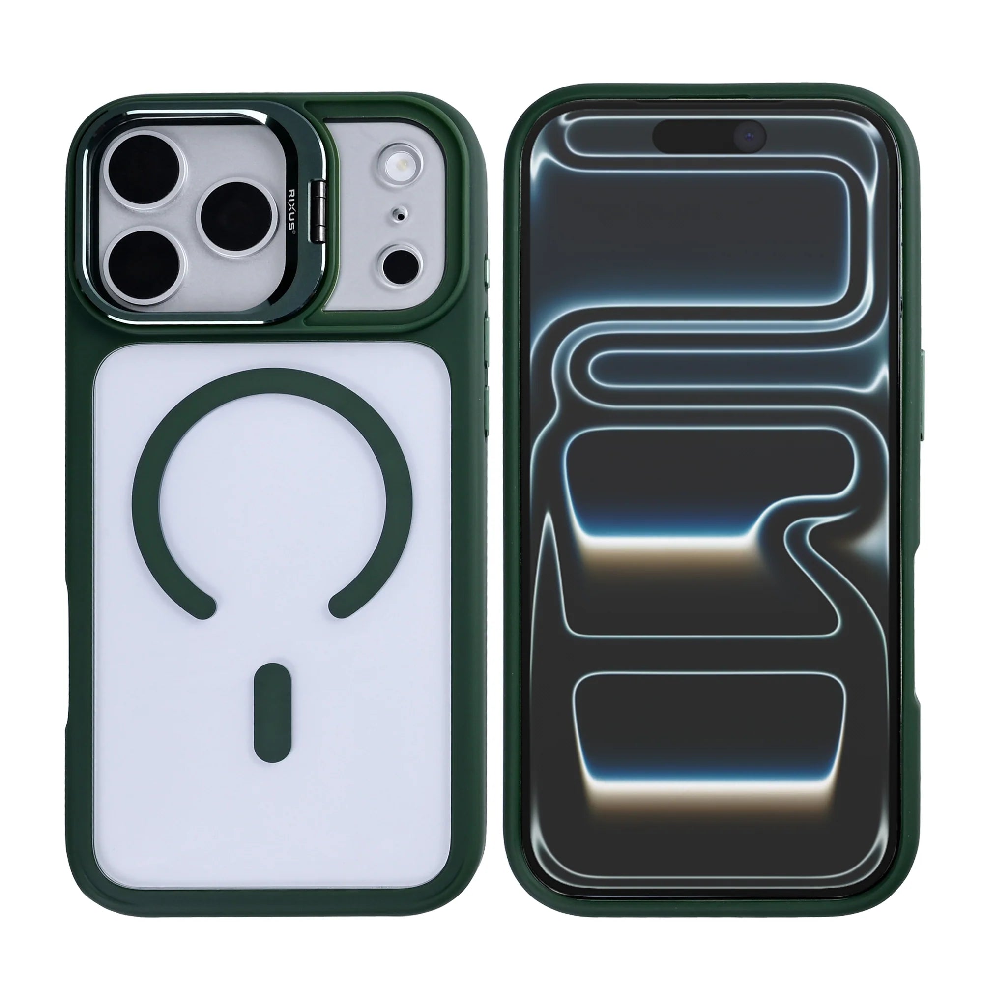 Obal s Magsafe pre iPhone 17 Pro (Tmavozelený)