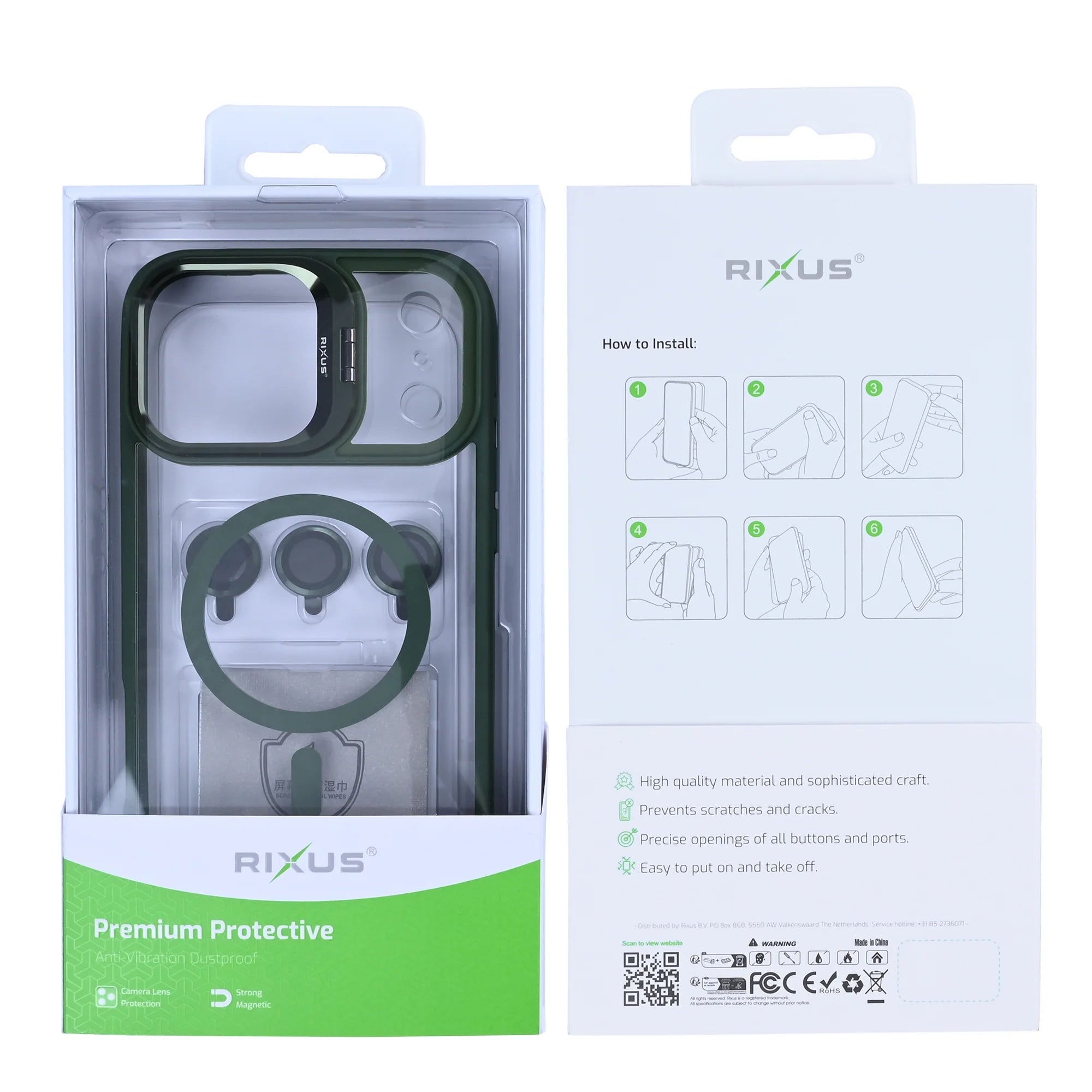 Obal s Magsafe pre iPhone 17 Pro (Tmavozelený)