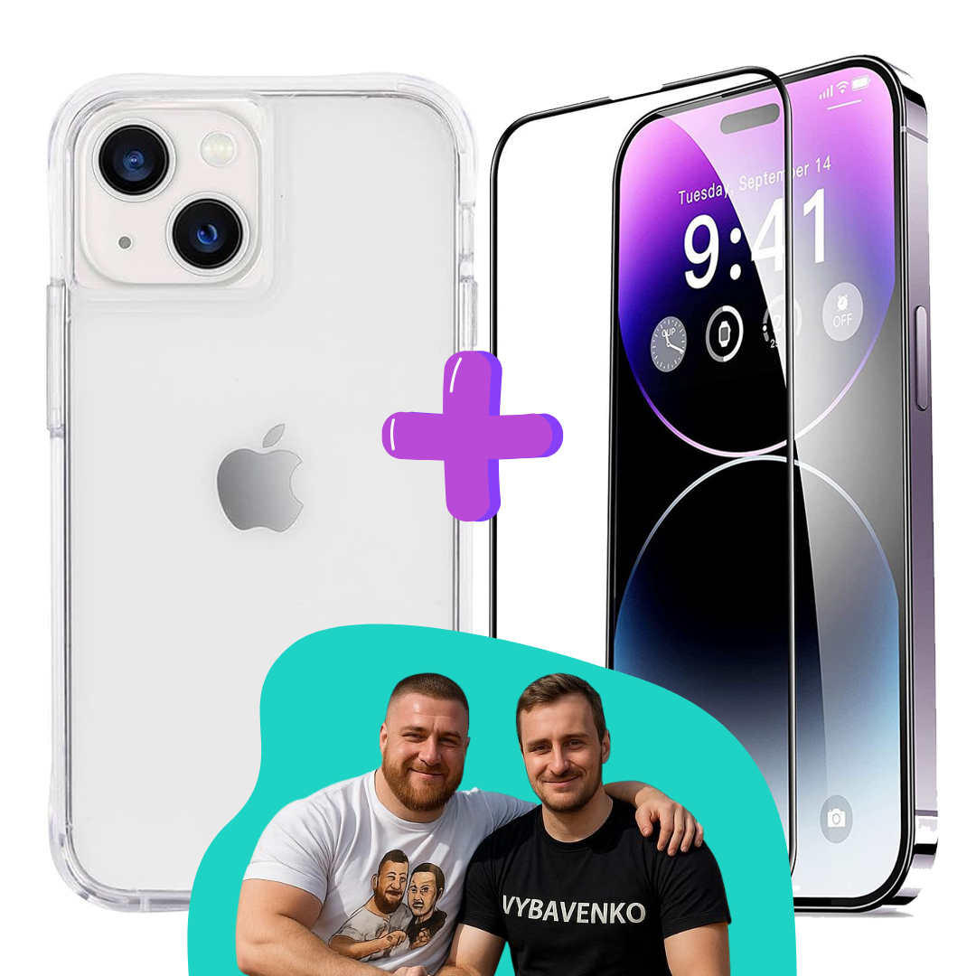 VYBAVENKO set Ochranné sklo + Zadný kryt