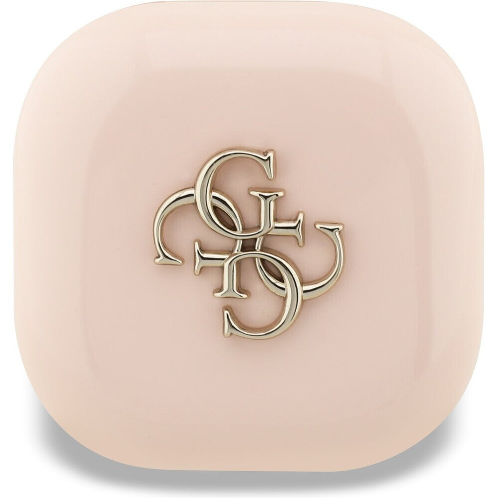 Guess 4G Metal Logo TWS bezdrôtové slúchadlá Ružové