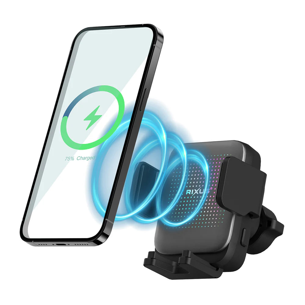 Bezdrôtový Držiak do Auta s Automatickým Uchytením (Čierny)