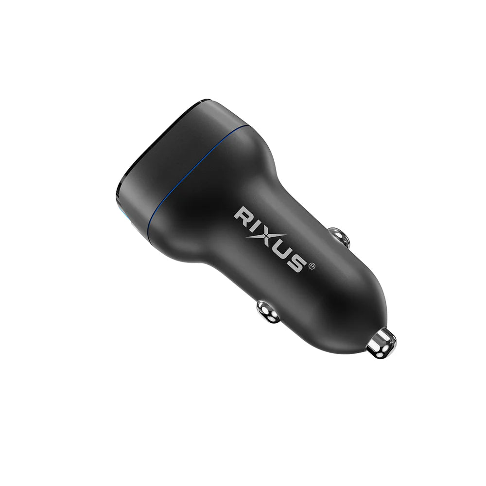 Kompaktná Autonabíjačka USB-C PD + QC3.0 18W (Čierna)