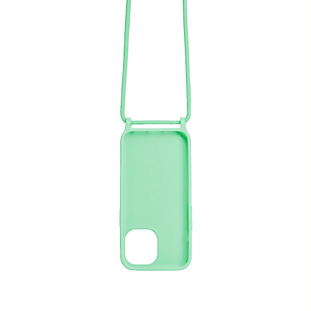 TPU Kryt s popruhom pre iPhone 15 Pro Max – Zelený