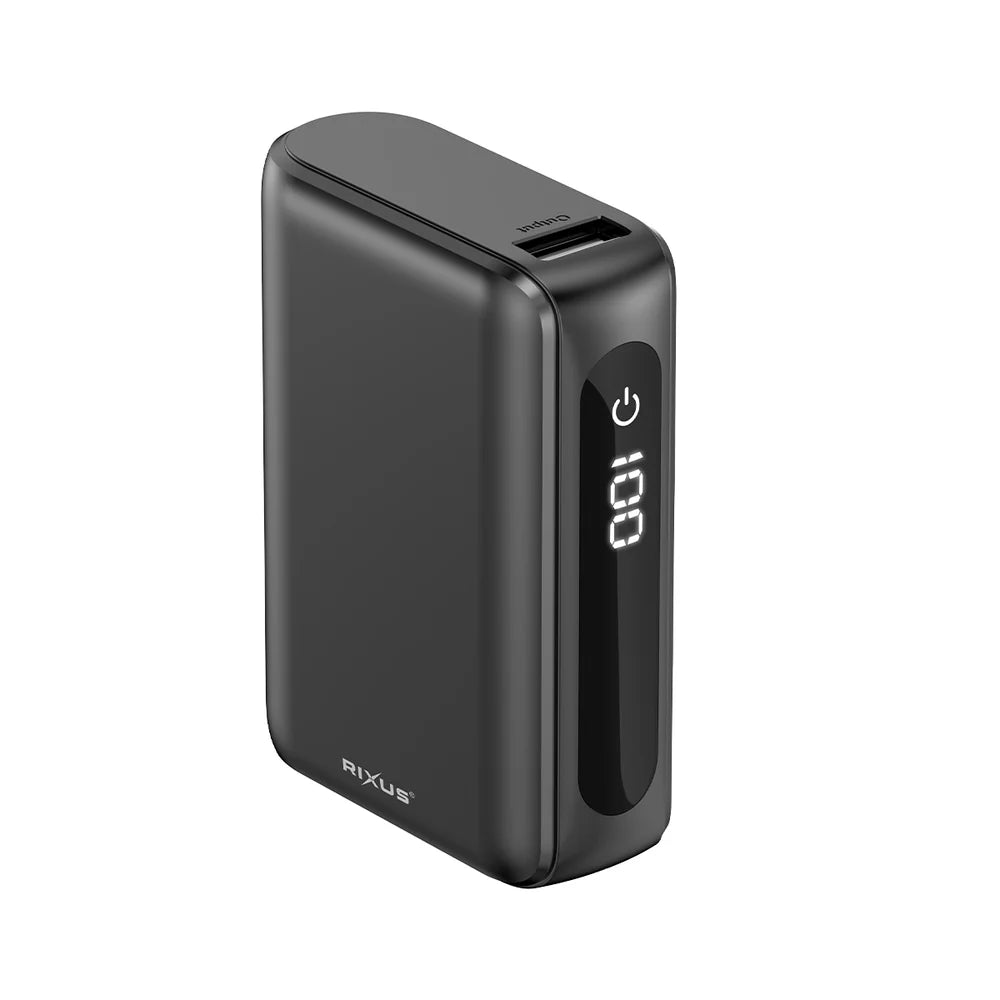 Kompaktná Powerbanka s Digitálnym Displejom 10000 mAh (Čierna)