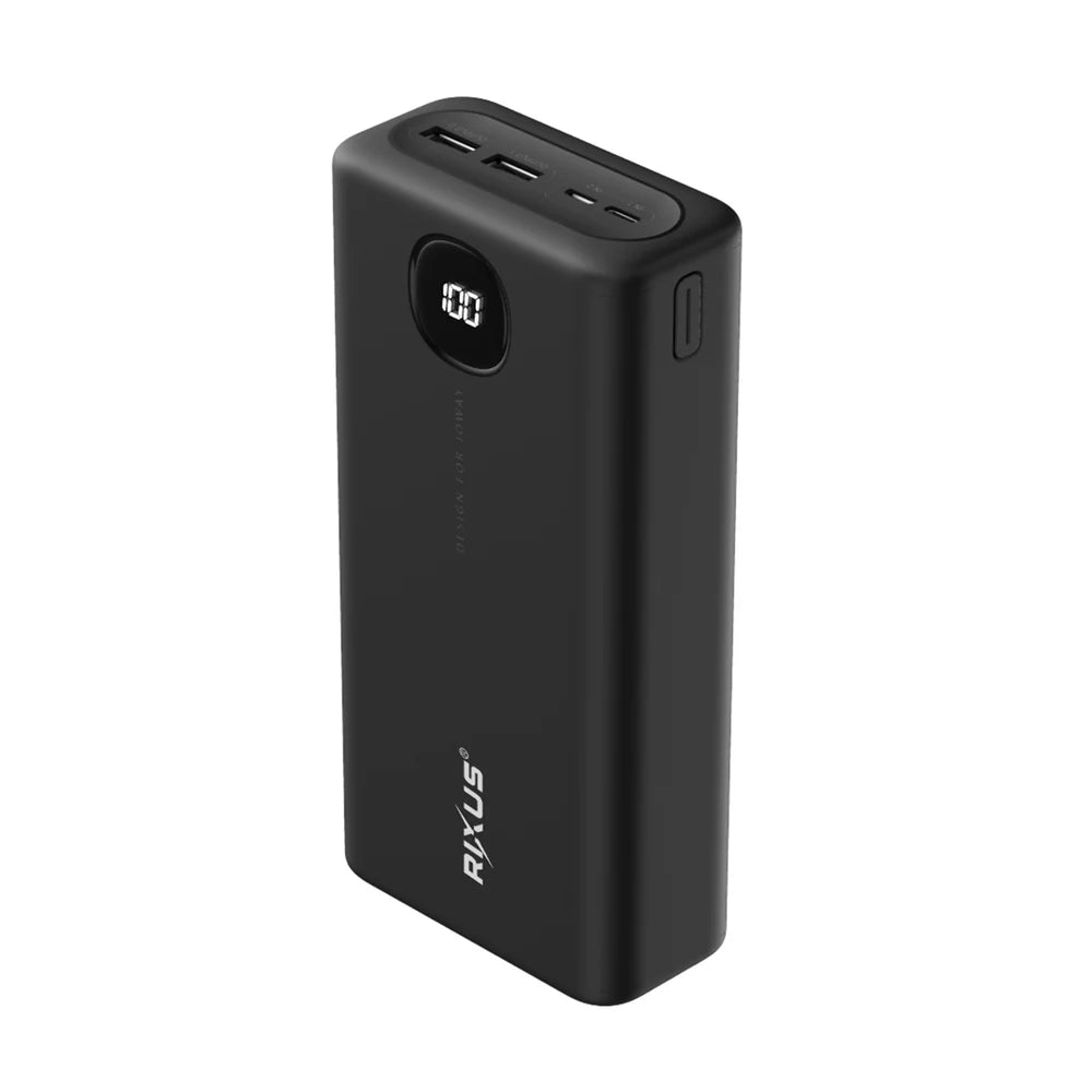 Powerbanka s Vysokou Kapacitou 40 000 mAh (Čierna)