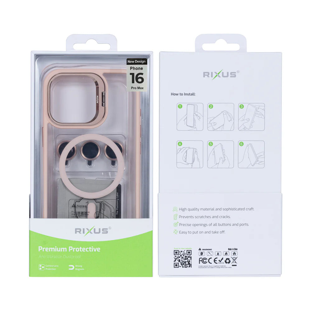 Robustný Obal s Magsafe pre iPhone 16 Pro Max (Light Pink)