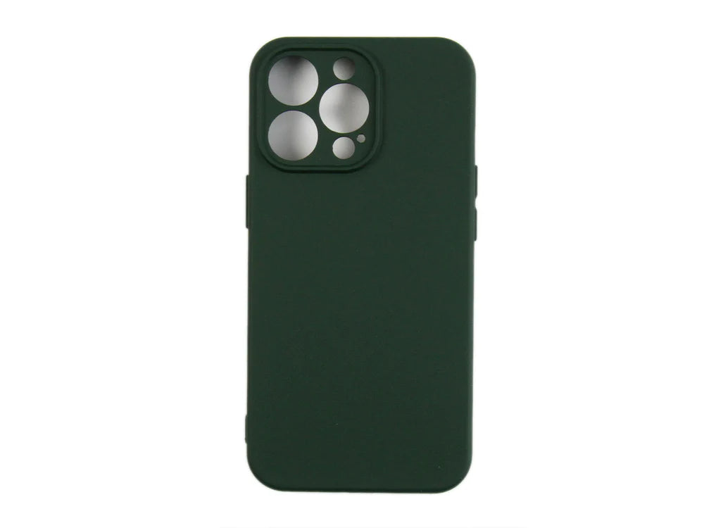 Soft TPU Obal pre iPhone 12 Pro (Tmavozelený)