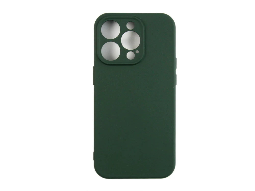 Soft TPU Obal pre iPhone 14 Pro (Tmavozelený)
