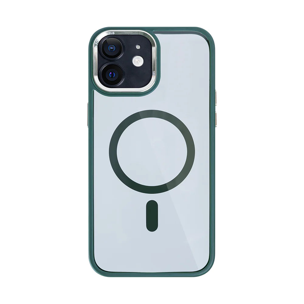 Obal s Magsafe pre iPhone 12 (Tmavozelený)
