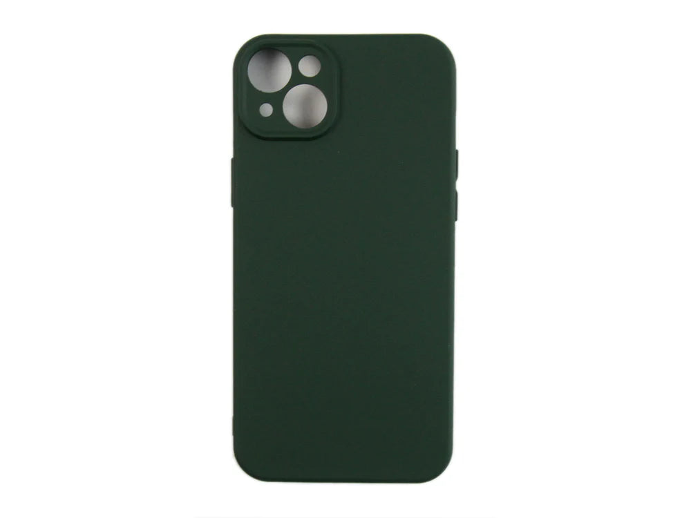 Soft TPU Obal pre iPhone 14 (Tmavozelený)