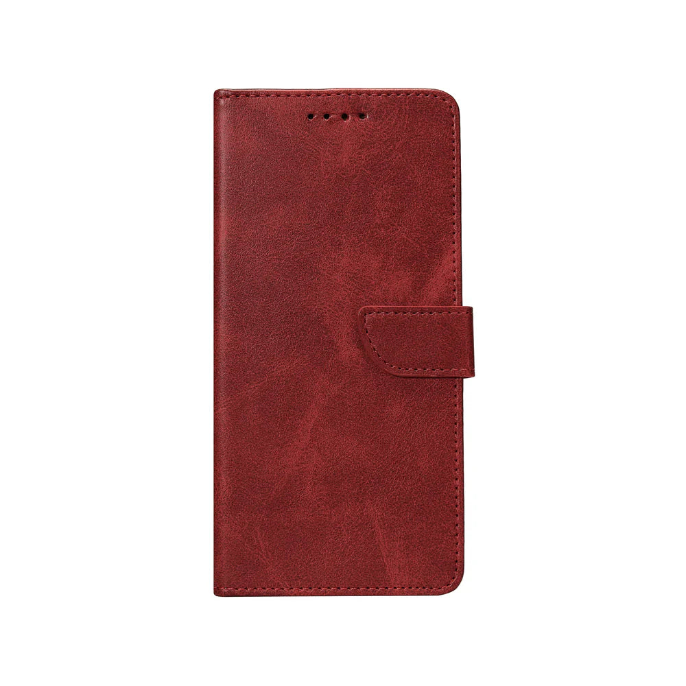Knižkový kryt pre iPhone 16 Pro Max (Červený)