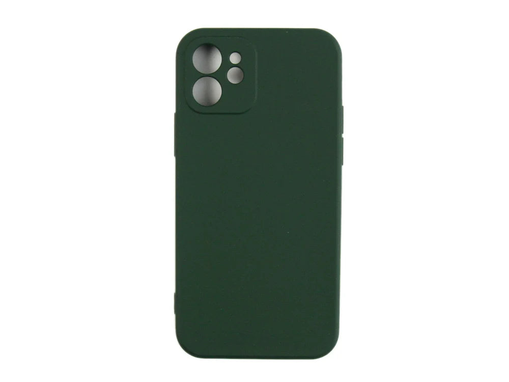 Soft TPU Obal pre iPhone 12 (Tmavozelený)