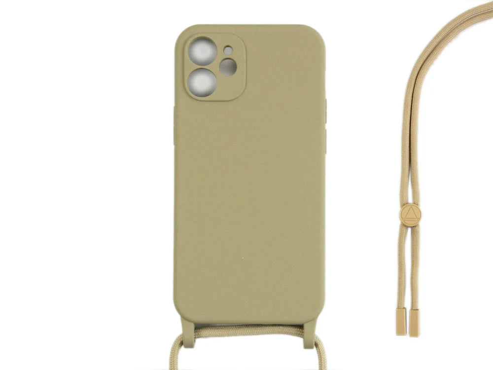 TPU Kryt s popruhom pre iPhone 11 (Zlatý)