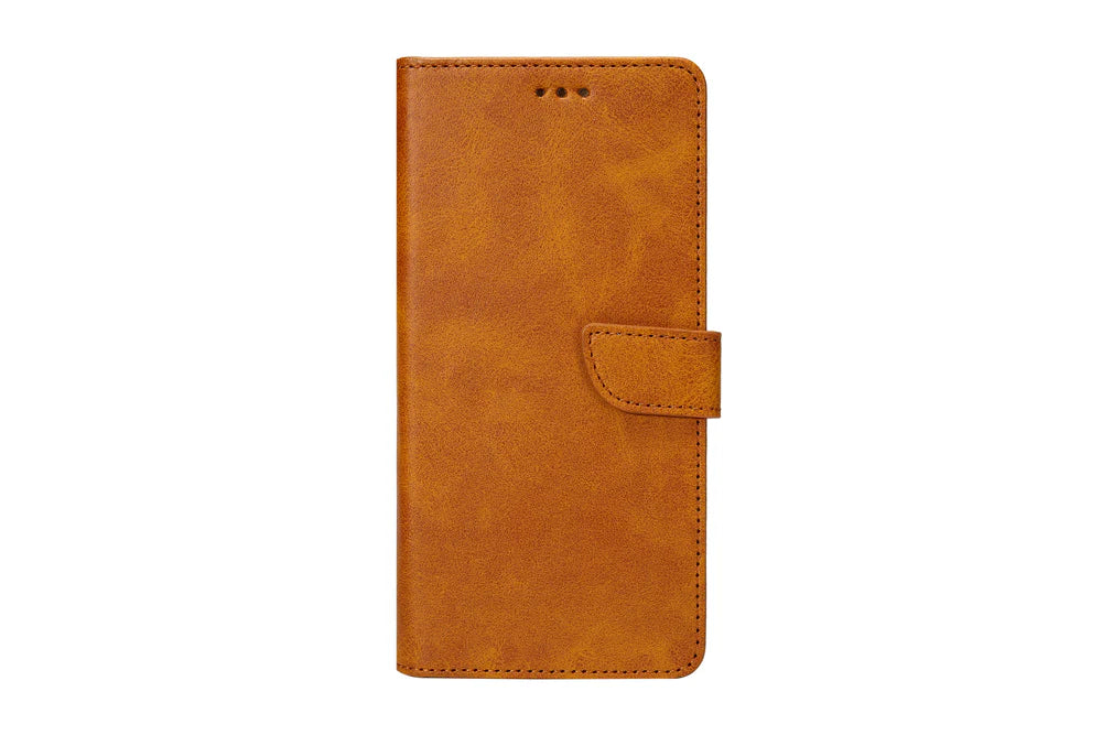 Knižkový kryt pre iPhone 15 (Svetlohnedý)