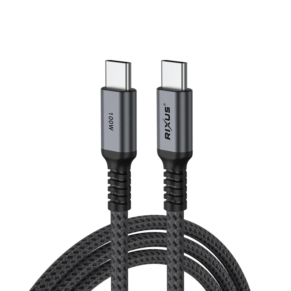 USB-C 2.0 na USB-C kábel, 100 W, s krabičkou, Space Gray (200 cm)