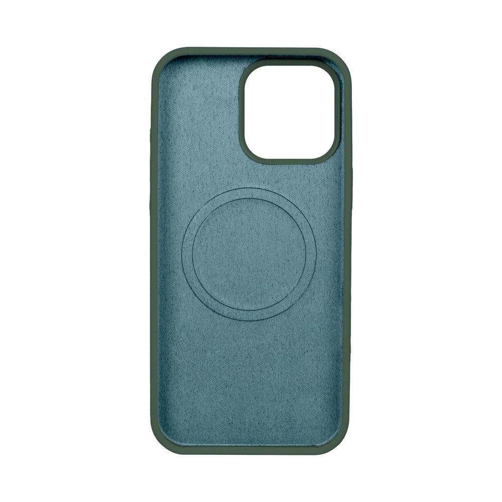 Soft TPU Obal s Magsafe pre iPhone 16 Pro (Tmavozelený)