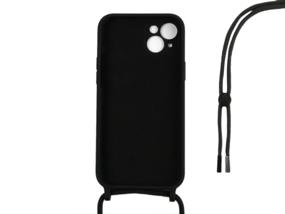TPU Kryt s popruhom pre iPhone 13 (Čierny)