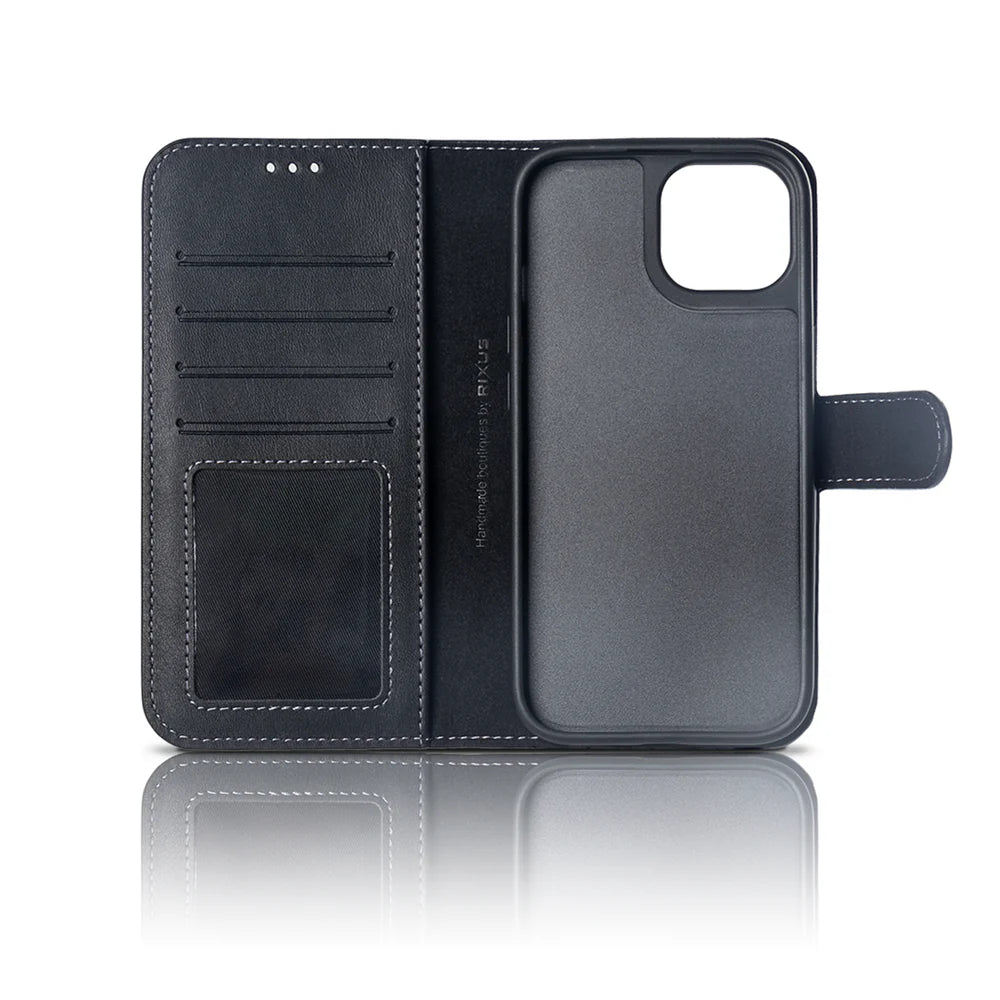Magnetický Odnímateľný Peňaženkový Obal pre iPhone 16 Pro Max (Čierny)