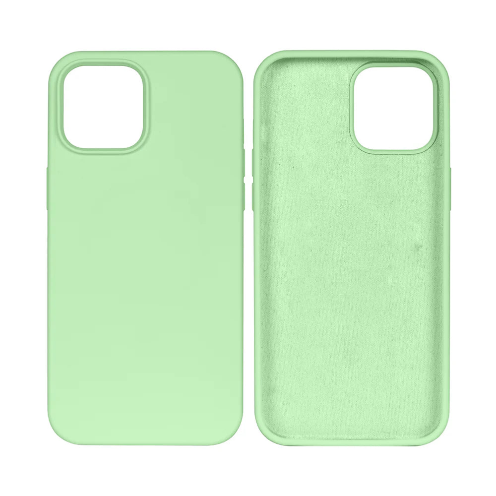 Soft TPU Obal pre iPhone 15 Pro (Svetlozelený)