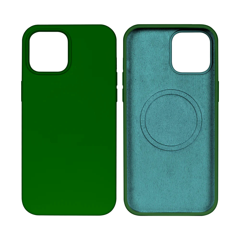 Soft TPU Obal s Magsafe pre iPhone 11 (Tmavozelený)