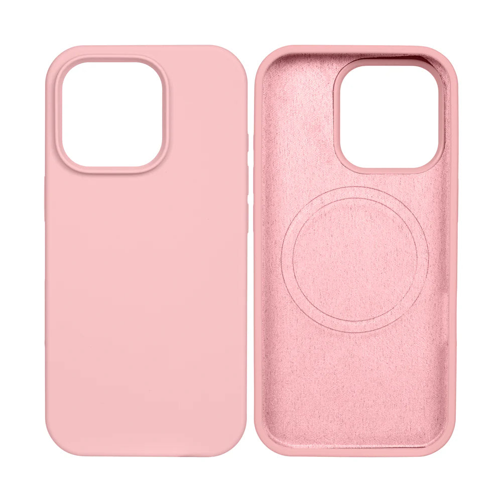 Soft TPU Obal s Magsafe pre iPhone 16 Pro (Ružový)