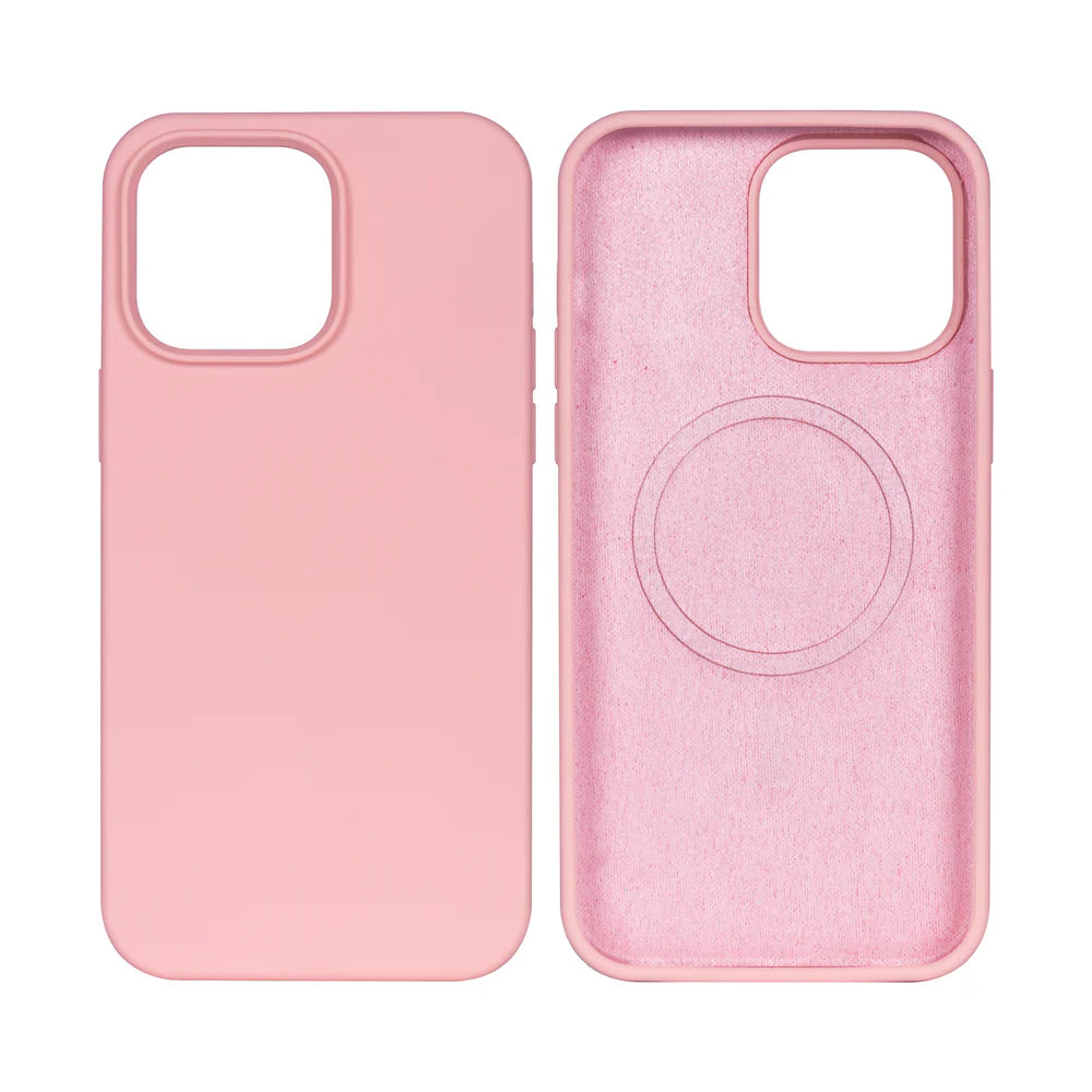 Soft TPU Obal s Magsafe pre iPhone 14 Pro Max (Ružový)