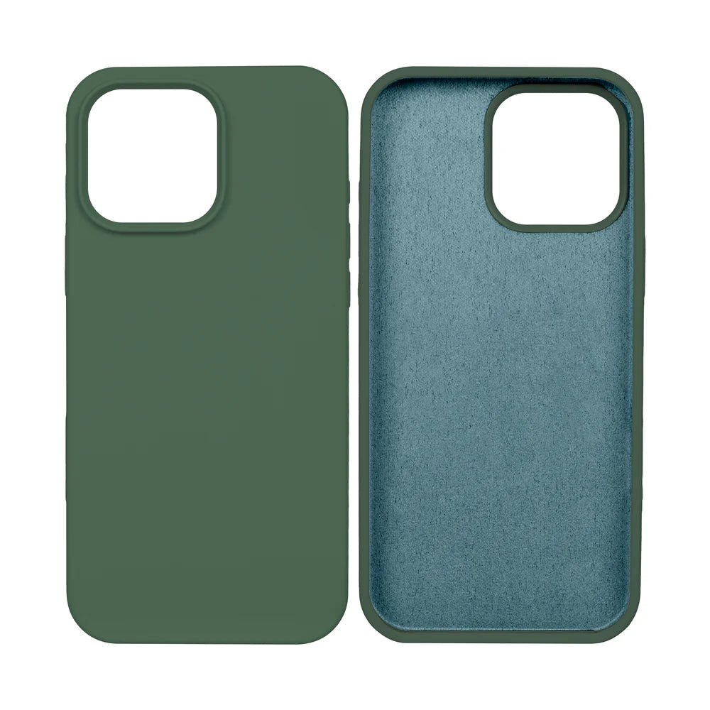 Soft TPU Obal pre iPhone 16 Pro (Tmavozelený)