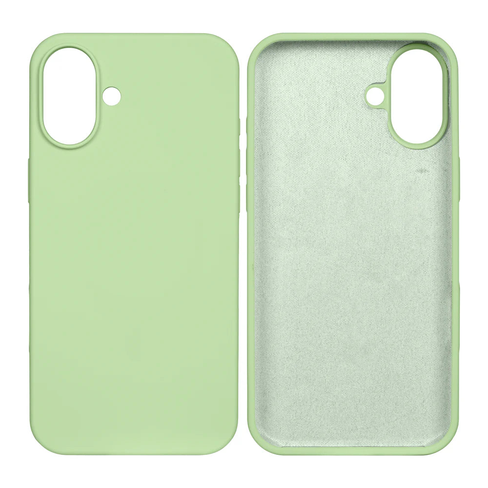 Soft TPU Obal pre iPhone 16 (Svetlozelená)