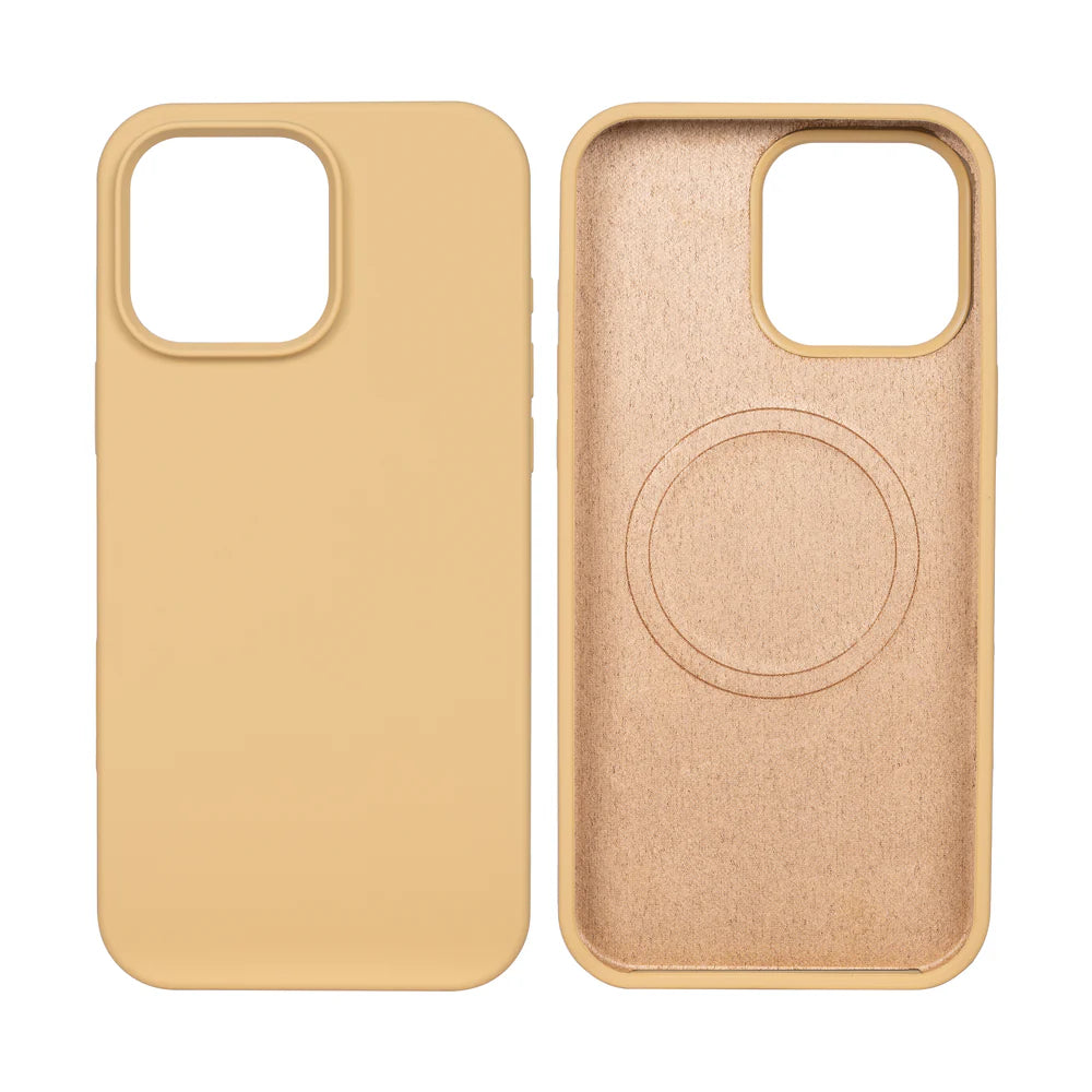 Soft TPU Obal s Magsafe pre iPhone 16 Pro (Zlatý)