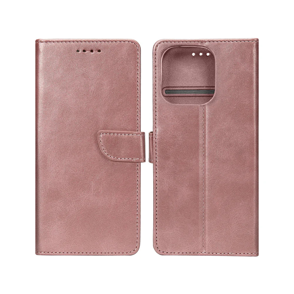 Knižkový kryt pre iPhone 16 Pro (Ružový)