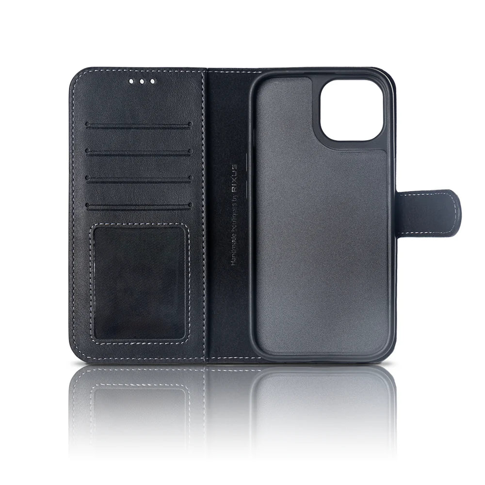 Magnetický Odnímateľný Peňaženkový Obal pre iPhone 13 Pro Max (Čierny)