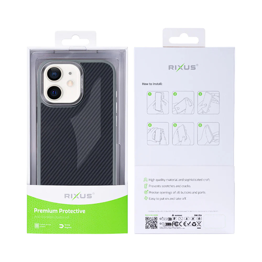 Carbon s Magsafe pre iPhone 11 (Titanium Grey)