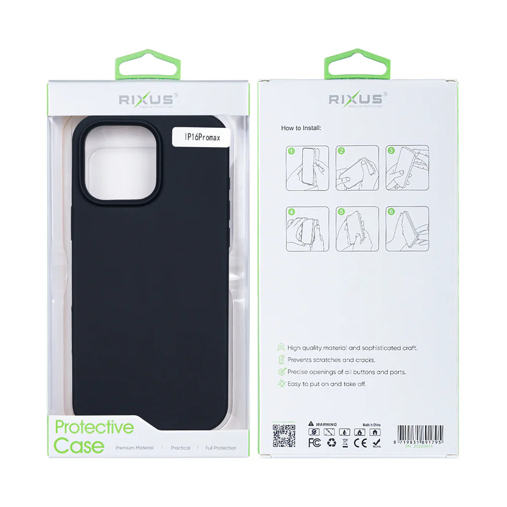 Soft TPU Obal s Magsafe pre iPhone 16 Pro (Čierny)