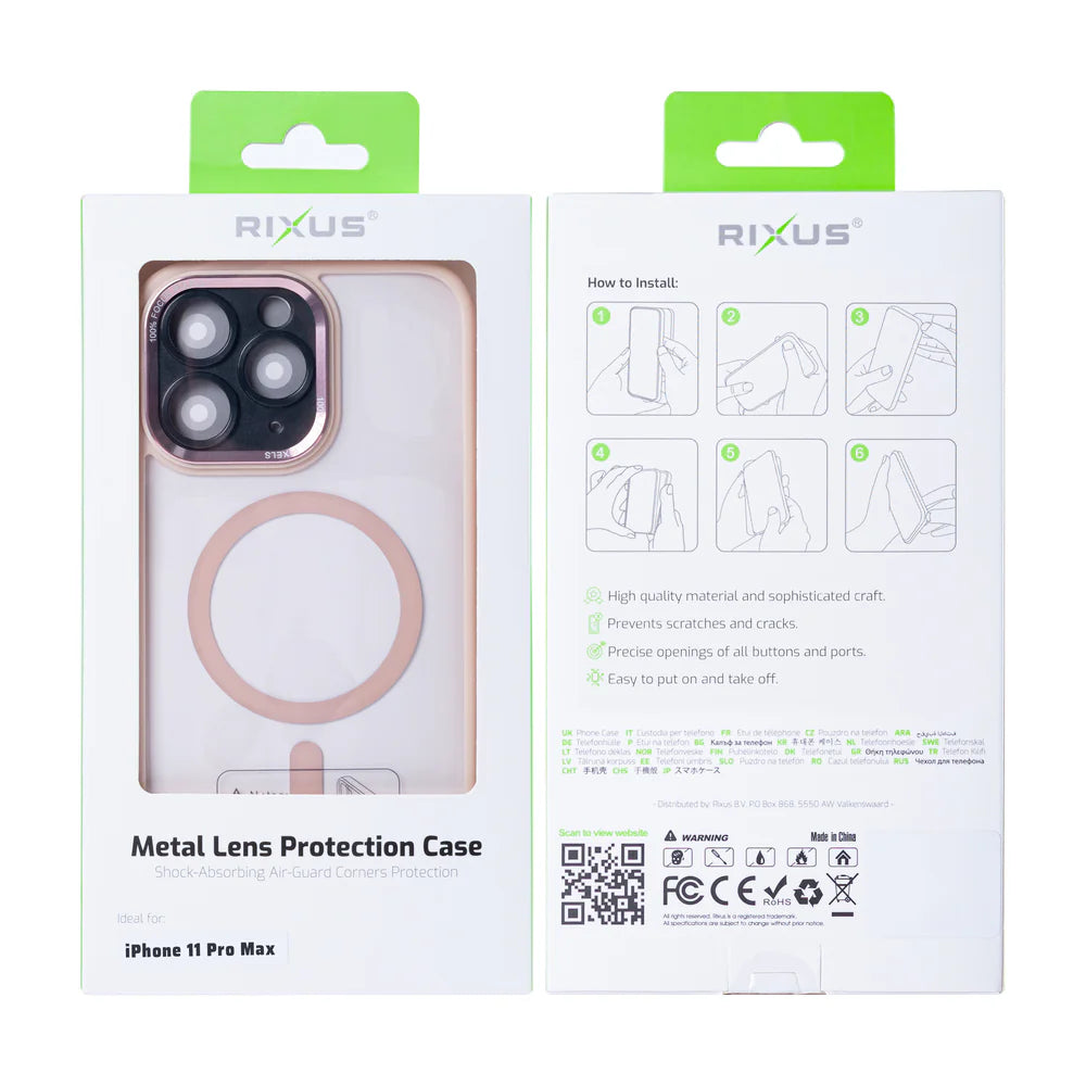 Obal s Magsafe pre iPhone 11 Pro Max (Ružový)
