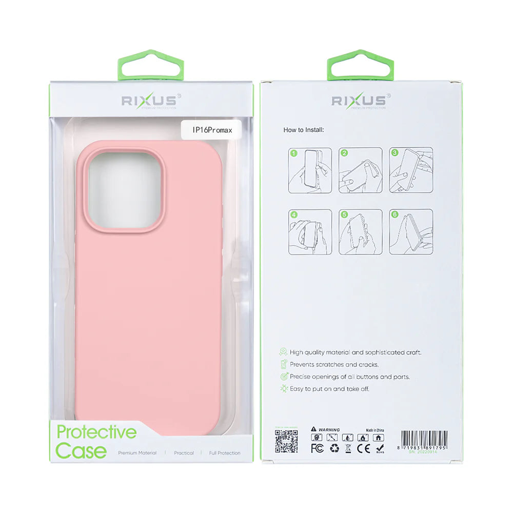 Soft TPU Obal s Magsafe pre iPhone 16 Pro Max (Ružový)